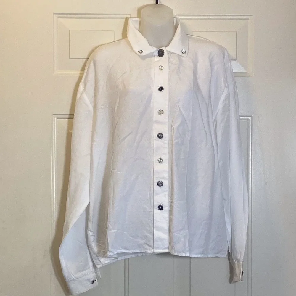 VTG, Deborah Barry For D.K. Forman Women’s Top Blouse Made In USA Size Large